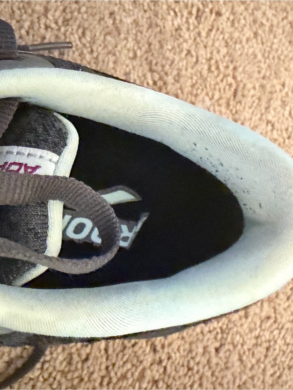 Brooks Women's Black and Gray Running Sneakers with Pink Accents - Picture 3 of 6